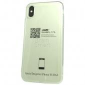 Накладка силиконовая тех.упак SMTT iPhone XS Max Прозрачный - фото, изображение, картинка