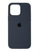 Накладка Silicone Case Original iPhone 14 (15) Темно-Серый* - фото, изображение, картинка