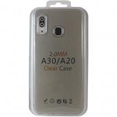 Накладка силиконовая Clear Case Samsung A20/A205/A30/A305 Тонированный - фото, изображение, картинка