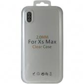 Накладка силиконовая Clear Case iPhone XS Max Прозрачный - фото, изображение, картинка