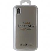 Накладка силиконовая Clear Case iPhone XS Max Тонированный - фото, изображение, картинка