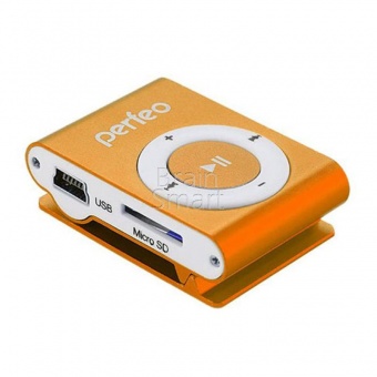Цифровой аудио плеер Perfeo (PF_A4184) Titanium Lite Оранжевый - фото, изображение, картинка