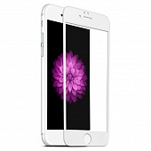 Стекло тех.упак. Full Glue iPhone 6/6S Белый - фото, изображение, картинка