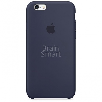 Накладка Silicone Case iPhone 6/6S  (8) Тёмно-Синий - фото, изображение, картинка
