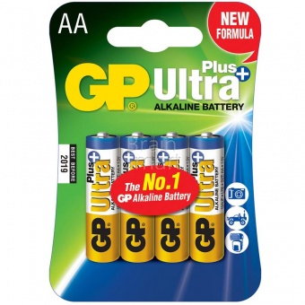 Эл. питания GP LR6 Ultra Plus (4 шт/блистер) Alkaline - фото, изображение, картинка