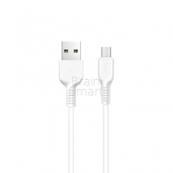 USB кабель Micro HOCO X20 Flash (3м) Белый - фото, изображение, картинка