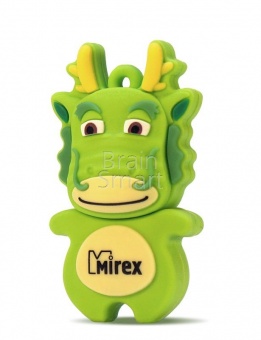 USB 2.0 Флеш-накопитель 4GB Mirex Dragon Зеленый - фото, изображение, картинка