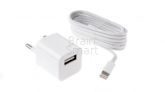 СЗУ Apple 1USB + кабель Lightning (1А) - фото, изображение, картинка