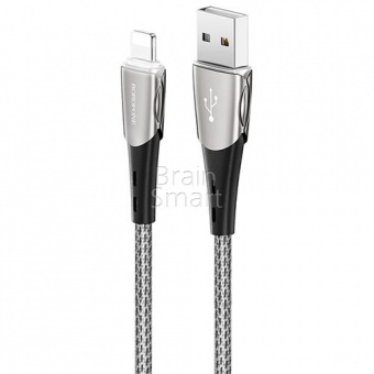 USB кабель Lightning Borofone BU15 Superior (1,2м) Черный/Серый - фото, изображение, картинка