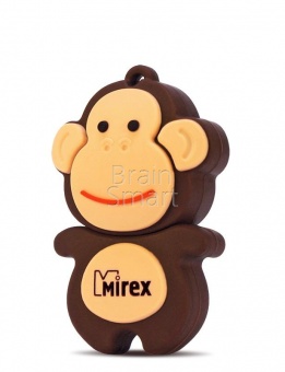 USB 2.0 Флеш-накопитель 4GB Mirex Monkey Коричневый - фото, изображение, картинка