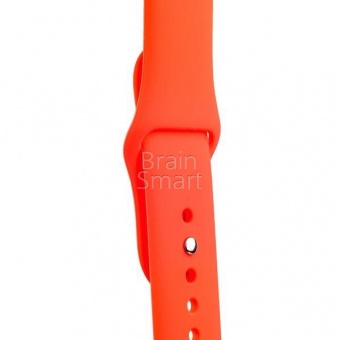 Ремешок силиконовый Sport для Apple Watch (42/44мм) M  (2) Оранжевый - фото, изображение, картинка