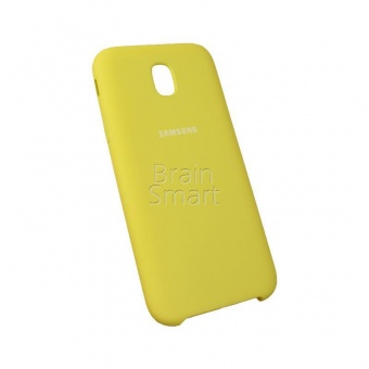 Накладка Silicone Case Samsung J330 (2017)  (4) Жёлтый - фото, изображение, картинка