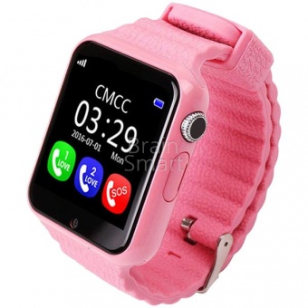 Умные часы Smart Watch V7K (IPS/IP67) Розовый - фото, изображение, картинка