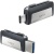 USB 3.1 Флеш-накопитель 64GB Sandisk Dual Drive (TypeC+TypeA) Черный/Серый - фото, изображение, картинка