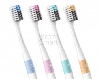Зубная щетка Xiaomi i BASS Soft Toothbrush (4 шт в упаковке) - фото, изображение, картинка