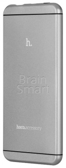 Внешний аккумулятор HOCO Power Bank UPB03 Portable 6000 mAh Серый - фото, изображение, картинка