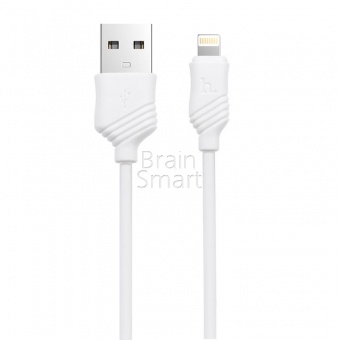 USB кабель Lightning HOCO X6 Khaki (1м) Белый - фото, изображение, картинка