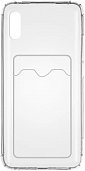 Накладка силиконовая с карманом Xiaomi Redmi 9A Прозрачный1* - фото, изображение, картинка