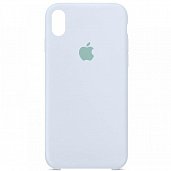 Накладка Silicone Case Original iPhone XS Max  (5) Светло-Голубой - фото, изображение, картинка