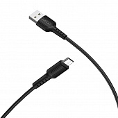 USB кабель Micro Borofone BX16 2,4A (1м) Черный* - фото, изображение, картинка