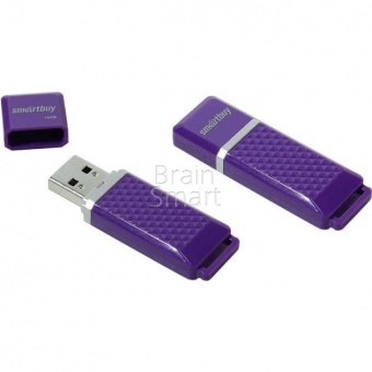USB 2.0 Флеш-накопитель 16GB SmartBuy Quartz Фиолетовый - фото, изображение, картинка