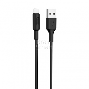 USB кабель Type-C HOCO X25 Soarer (1м) Черный - фото, изображение, картинка