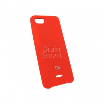 Накладка Silicone Case Xiaomi Redmi 6A (14) Красный - фото, изображение, картинка