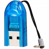 USB-картридер Perfeo PF-R015 (microSD) Синий