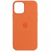 Накладка Silicone Case Original iPhone 12 mini  (2) Оранжевый - фото, изображение, картинка
