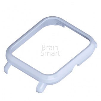 Бампер пластиковый MiJobs для Xiaomi Huami Amazfit Bip Белый - фото, изображение, картинка