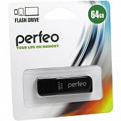 USB 2.0 Флеш-накопитель 64GB Perfeo C10 Черный