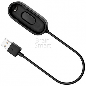 Зарядное устройство MiJobs для фитнес-браслета Xiaomi Mi Band 5/6 Черный - фото, изображение, картинка