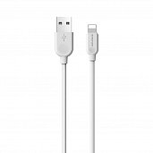 USB кабель Lightning Borofone BX14 2.4A (1м) Белый* - фото, изображение, картинка