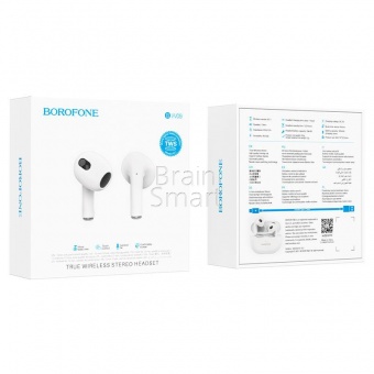 Наушники Bluetooth Borofone BW09 Белый* - фото, изображение, картинка