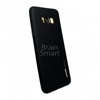 Накладка силиконовая SMTT Simeitu Soft touch Samsung S8 Plus Черный - фото, изображение, картинка