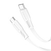 Кабель USB-C to USB-C Borofone BX85 60W/3.0A (1м) Белый* - фото, изображение, картинка
