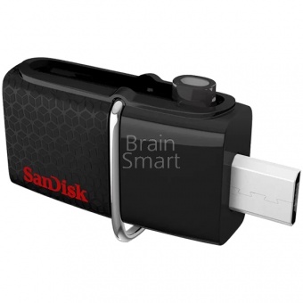 USB 3.0 Флеш-накопитель 64GB Sandisk Ultra Android Dual Driver OTG Черный - фото, изображение, картинка