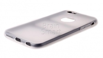 Накладка силиконовая 360° Fashion Case iPhone 6/6S Прозрачный матовый - фото, изображение, картинка