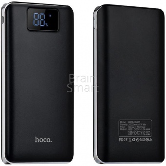 Внешний аккумулятор HOCO Power Bank B23B Flowed 20000 mAh Черный - фото, изображение, картинка