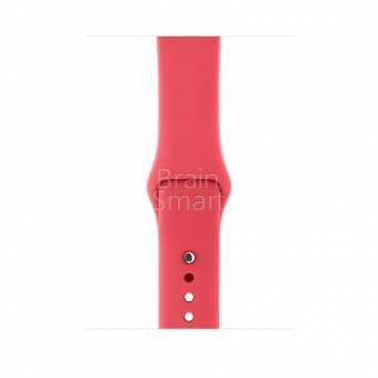 Ремешок силиконовый Sport для Apple Watch (38/40мм) M (14) Красный - фото, изображение, картинка
