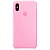 Накладка Silicone Case Original iPhone X/XS  (6) Светло-Розовый - фото, изображение, картинка