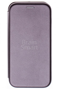 Книжка кожа Creative Case Samsung J530 (2017) Серый - фото, изображение, картинка