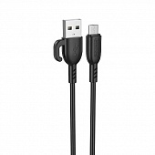 USB кабель Micro Borofone BX91 Hook 2,4A (1м) Черный* - фото, изображение, картинка