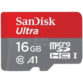 MicroSD 16GB SanDisk Class 10 Ultra UHS-I (98 Mb/s) (К) - фото, изображение, картинка