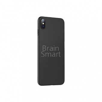 Накладка силиконовая Hoco Fascination Series iPhone XS Черный - фото, изображение, картинка