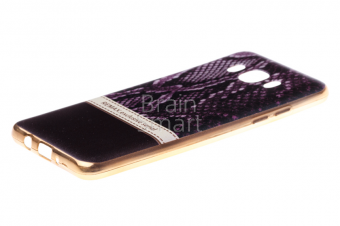 Накладка силиконовая Remax Exclusive Serial Snake Samsung J510 Фиолетовый - фото, изображение, картинка