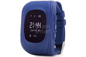Умные часы Smart Baby Watch Q50 (OLED/GPS) Синий - фото, изображение, картинка