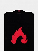 Стекло тех.упак. OG Fire iPhone 13 Pro Max/14 Plus Черный* - фото, изображение, картинка