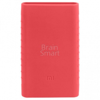 Чехол силиконовый для Xiaomi Power Bank 2 (20000mAh) Розовый - фото, изображение, картинка