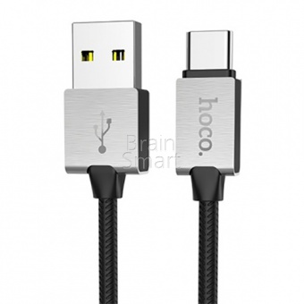 USB кабель Type-C HOCO U49 Refined (1,2м) Черный - фото, изображение, картинка